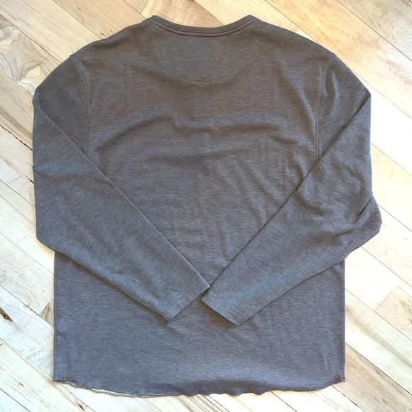 Seeded & Sewn Long Sleeve Henley​ - Picture 3 of 3